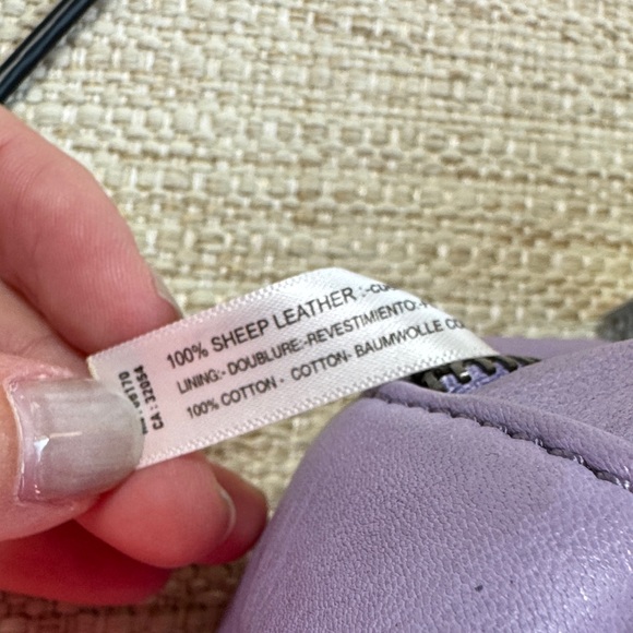 Free People Say Yes Leather Buckle Bag in Lavender NWT - Picture 4 of 11